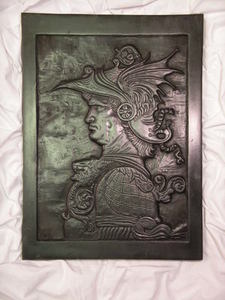 TOM MALEY RENAISSANCE SOLDIER BRONZE RELIEF EDITION OF 25